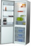 Baumatic BR180SS Frigo réfrigérateur avec congélateur système goutte à goutte, 305.00L