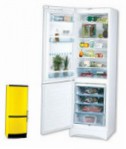 Vestfrost BKF 404 E58 Yellow Frigo réfrigérateur avec congélateur système goutte à goutte, 397.00L