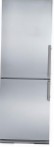 Bomann KG211 inox Fridge refrigerator with freezer drip system, 279.00L