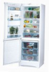 Vestfrost BKF 405 Silver Fridge refrigerator with freezer drip system, 373.00L