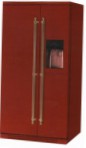 ILVE RN 90 SBS Burgundy Fridge refrigerator with freezer no frost, 532.00L