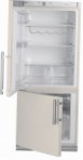 Bomann KG210 beige Fridge refrigerator with freezer drip system, 227.00L