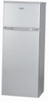 Bomann DT347 silver Fridge refrigerator with freezer drip system, 215.00L