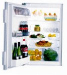 Bauknecht KRI 1502/B Fridge refrigerator without a freezer drip system, 155.00L