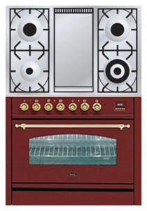 характеристики, Фото Кухонная плита ILVE PN-90F-MP Red