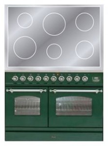 Characteristics, Photo Kitchen Stove ILVE PDNI-100-MW Green