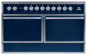 特点, 照片 厨房炉灶 ILVE QDC-120B-MP Blue