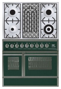характеристики, Фото Кухонная плита ILVE QDC-90BW-MP Green