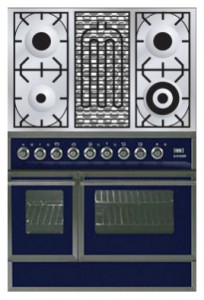 Характеристики, снимка Кухненската Печка ILVE QDC-90BW-MP Blue