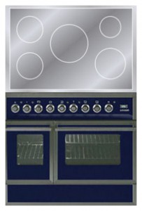 विशेषताएँ, तस्वीर रसोई चूल्हा ILVE QDCI-90W-MP Blue