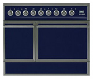 características, Foto Fogão de Cozinha ILVE QDC-90F-MP Blue