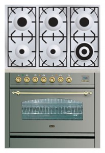 características, Foto Estufa de la cocina ILVE PN-906-VG Stainless-Steel