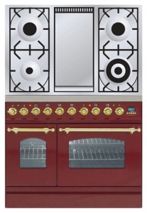 χαρακτηριστικά, φωτογραφία Σόμπα κουζίνα ILVE PDN-90F-MP Red