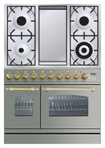 χαρακτηριστικά, φωτογραφία Σόμπα κουζίνα ILVE PDN-90F-MP Stainless-Steel