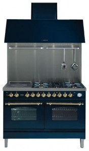 特点, 照片 厨房炉灶 ILVE PDN-120F-VG Blue