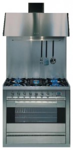 ciri-ciri, foto Dapur ILVE P-90B-VG Stainless-Steel