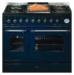 Characteristics, Photo Kitchen Stove ILVE PD-90RN-MP Blue