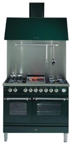 Characteristics, Photo Kitchen Stove ILVE PDNE-100-MP Stainless-Steel