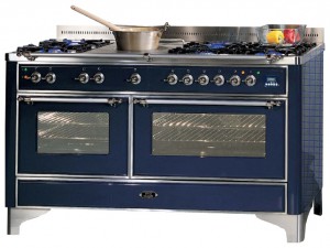 Characteristics, Photo Kitchen Stove ILVE M-150F-VG Blue