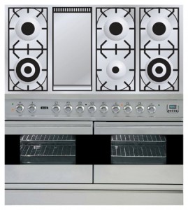 χαρακτηριστικά, φωτογραφία Σόμπα κουζίνα ILVE PDF-120F-VG Stainless-Steel