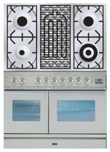caracteristici, fotografie Soba bucătărie ILVE PDW-100B-VG Stainless-Steel
