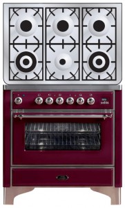 Характеристики, снимка Кухненската Печка ILVE M-906D-E3 Red