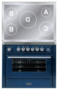 χαρακτηριστικά, φωτογραφία Σόμπα κουζίνα ILVE MTI-90-MP Blue