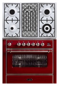 характеристики, Фото Кухонная плита ILVE M-90BD-VG Red