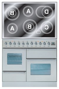 características, Foto Estufa de la cocina ILVE PTWE-100-MP Stainless-Steel