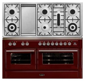 características, Foto Fogão de Cozinha ILVE MT-150FD-E3 Red