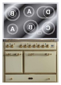 características, Foto Fogão de Cozinha ILVE MCDE-100-E3 White