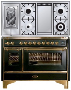 مشخصات, عکس اجاق آشپزخانه ILVE M-120FRD-E3 Matt