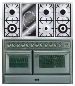 características, Foto Fogão de Cozinha ILVE MTS-120VD-E3 Stainless-Steel