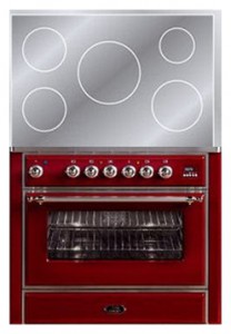 特点, 照片 厨房炉灶 ILVE MI-90-E3 Red