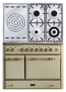 omadused, foto Köök Pliit ILVE MCD-100SD-E3 Antique white