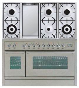 características, Foto Estufa de la cocina ILVE PW-120F-VG Stainless-Steel