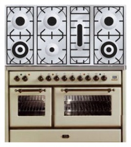 характеристики, Фото Кухонная плита ILVE MS-1207D-E3 Antique white