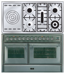 características, Foto Estufa de la cocina ILVE MTS-120SD-VG Stainless-Steel