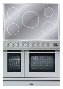 características, Foto Estufa de la cocina ILVE PDLI-90-MP Stainless-Steel
