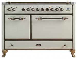 características, Foto Estufa de la cocina ILVE MCD-120F-MP Antique white