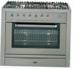 ILVE T-90FL-VG Stainless-Steel Kitchen Stove type of oven gas type of hob combined