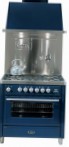 ILVE MT-90-MP Blue Kitchen Stove type of oven electric type of hob gas