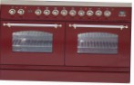 ILVE PDN-120B-MP Red Kitchen Stove type of oven electric type of hob combined