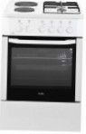 BEKO CSE 54010 DW Kitchen Stove type of oven electric type of hob combined