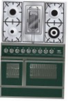 ILVE QDC-90RW-MP Green Küchenherd Ofentyp elektrisch Art von Kochfeld kombiniert