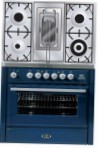 ILVE MT-90RD-MP Blue Kitchen Stove type of oven electric type of hob gas