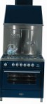 ILVE MT-90F-VG Blue Küchenherd Ofentyp gas Art von Kochfeld gas
