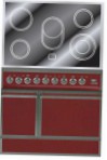 ILVE QDCE-90-MP Red Kitchen Stove type of oven electric type of hob electric