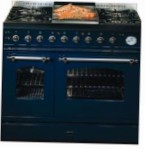 ILVE PD-90N-VG Blue Küchenherd Ofentyp gas Art von Kochfeld gas