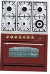 ILVE PN-906-VG Red Kitchen Stove type of oven gas type of hob gas